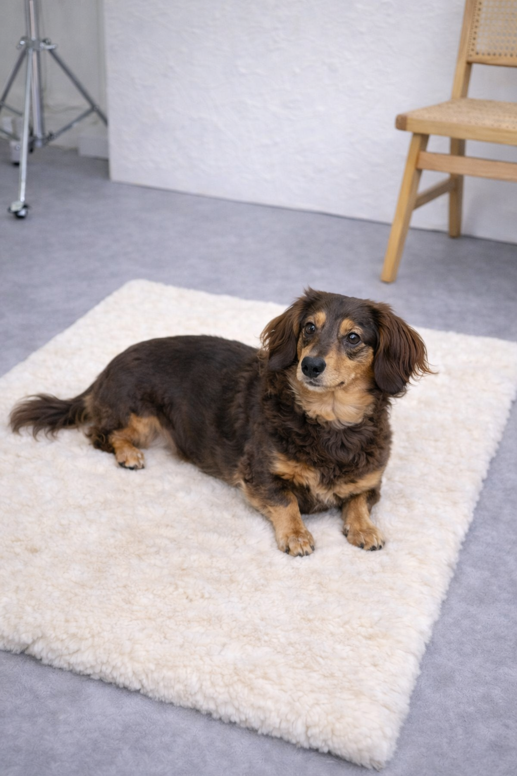 Matelas isolant en laine naturelle pour chien – Wooly