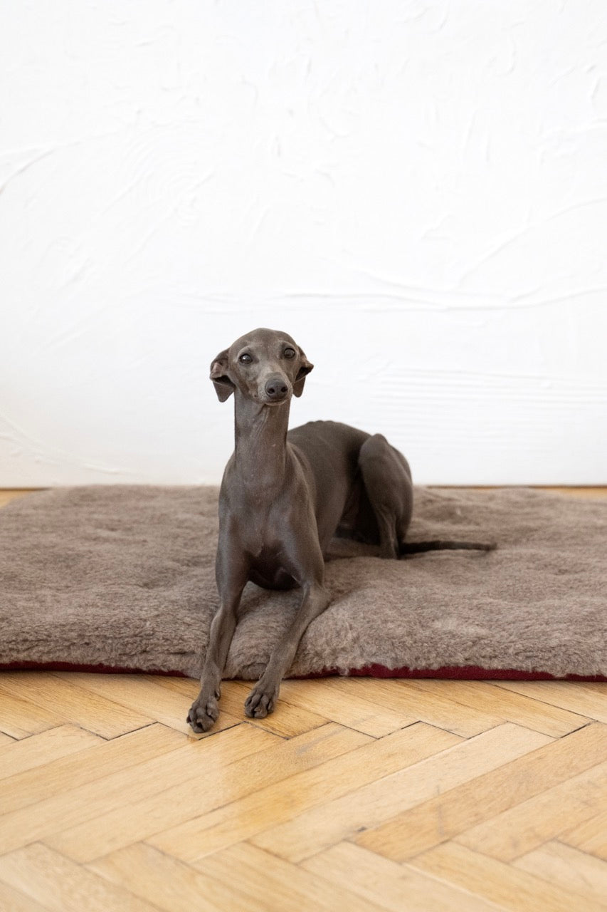 Wooly mat - Carré ou Rectangulaire – Beige